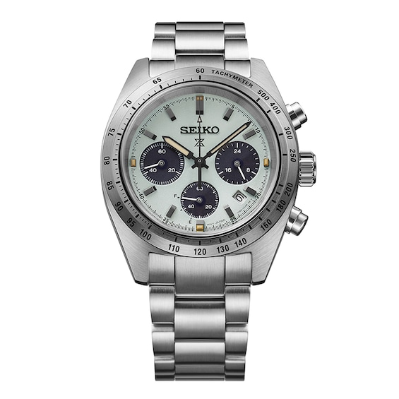 Seiko Prospex Speedtimer ‘Youngtimer’ Mint Green Dial Stainless Steel Bracelet Watch