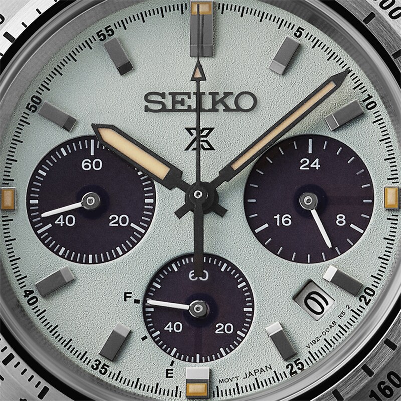 Main Image 3 of Seiko Prospex Speedtimer ‘Youngtimer’ Mint Green Dial Stainless Steel Bracelet Watch