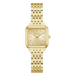 Bulova Sutton Women's Champagne Dial & Golden Tone Stainless Steel Bracelet Watch