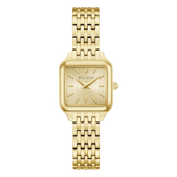 Bulova Sutton Women's Champagne Dial & Golden Tone Stainless Steel Bracelet Watch