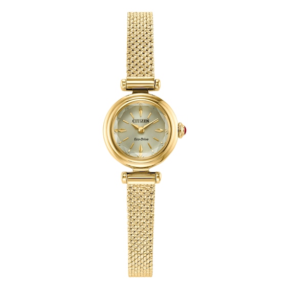 Citizen Women's Dress Gold Tone Dial & Golden Tone Stainless Steel Bracelet Watch