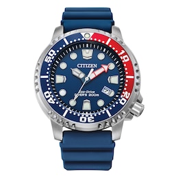 Citizen Promaster Men's Blue Dial & Blue Polyurethane Strap Watch