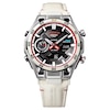 Thumbnail Image 2 of Casio Edifice ECB 2300HR 1AEF Honda Racing Collaboration Black Dial White Leather Strap Watch