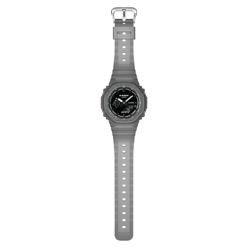 Main Image 7 of G Shock GA 2100K 1AER Smoked Light Black Dial Grey Resin Strap Watch