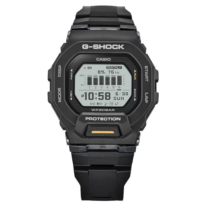 Main Image 2 of G Shock GBD 200 1A1ER Sport Tracker with Bluetooth Connectivity Black Dial Black Resin Strap Watch