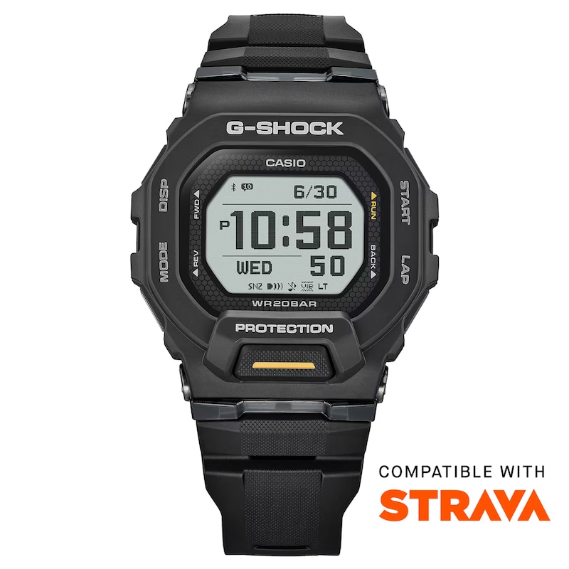 Main Image 3 of G Shock GBD 200 1A1ER Sport Tracker with Bluetooth Connectivity Black Dial Black Resin Strap Watch
