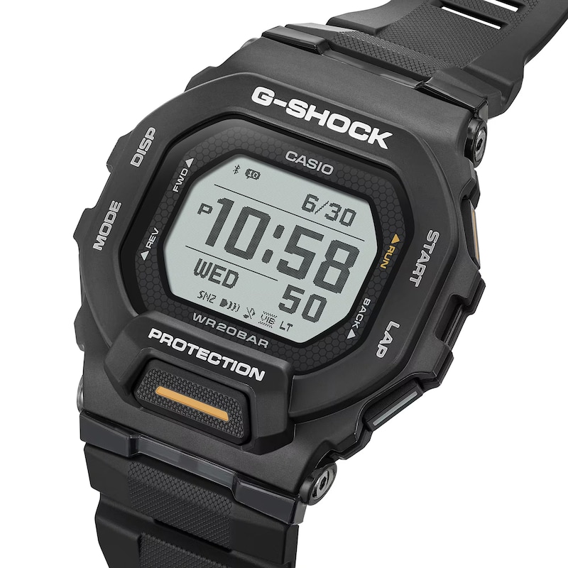 Main Image 6 of G Shock GBD 200 1A1ER Sport Tracker with Bluetooth Connectivity Black Dial Black Resin Strap Watch