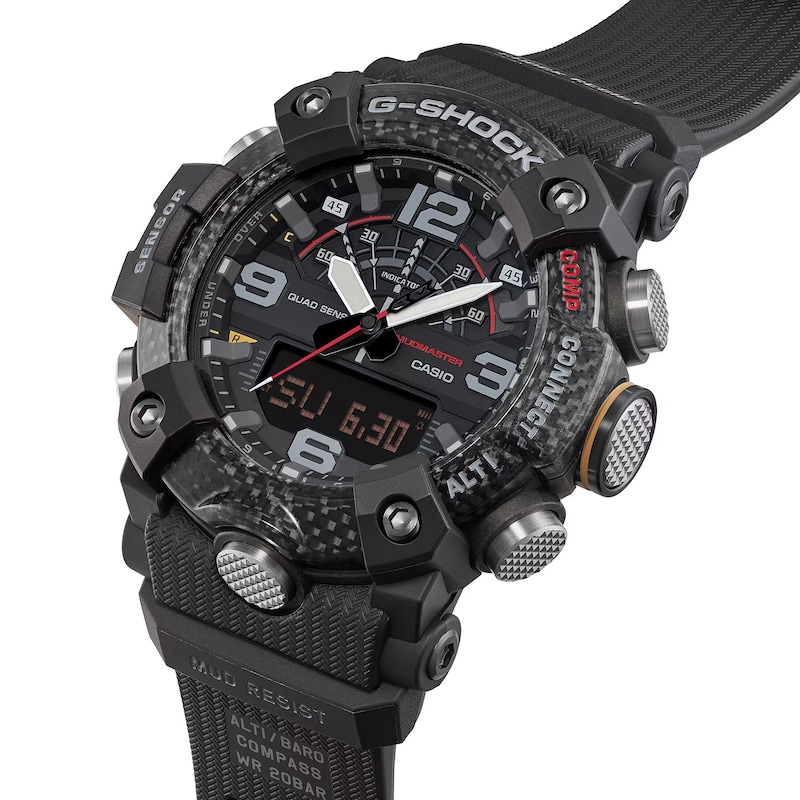 Main Image 4 of G Shock Master of G Mudmaster Black Dial Black Bio Resin Strap Watch