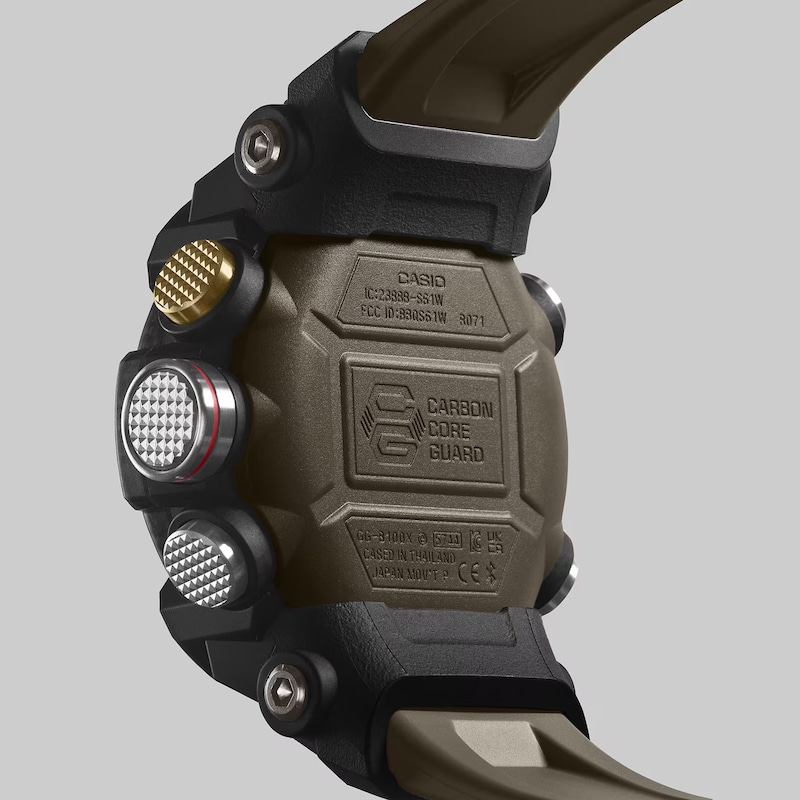 Main Image 5 of G Shock Master of G Mudmaster Black Dial Green Bio Resin Strap Watch