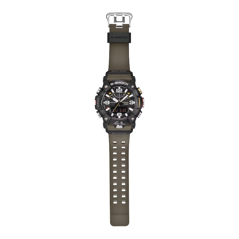 Main Image 7 of G Shock Master of G Mudmaster Black Dial Green Bio Resin Strap Watch