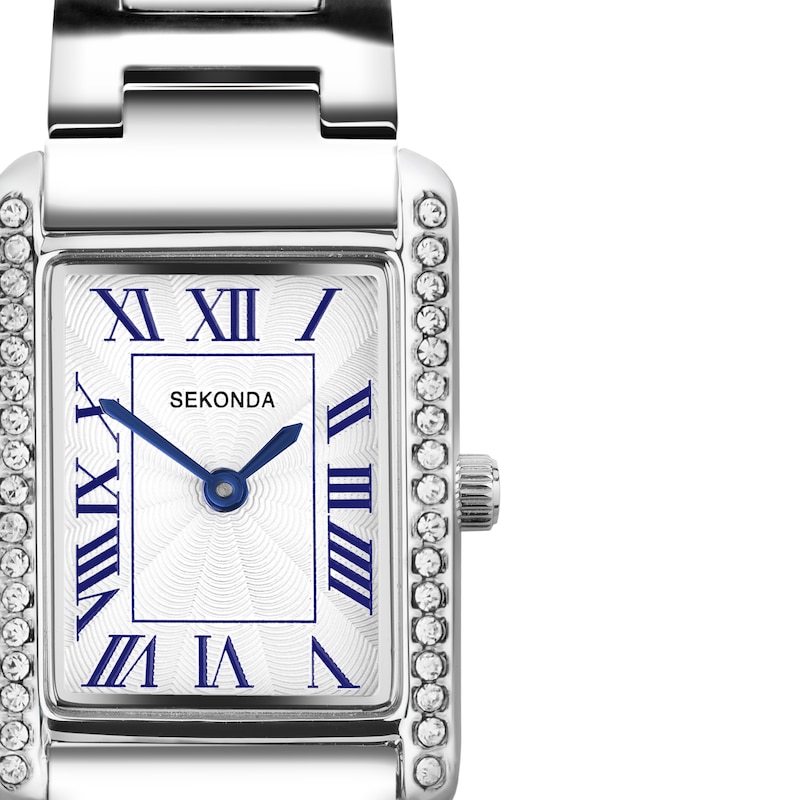 Main Image 2 of Sekonda Colette Women's White Dial Silver Tone Bracelet Watch