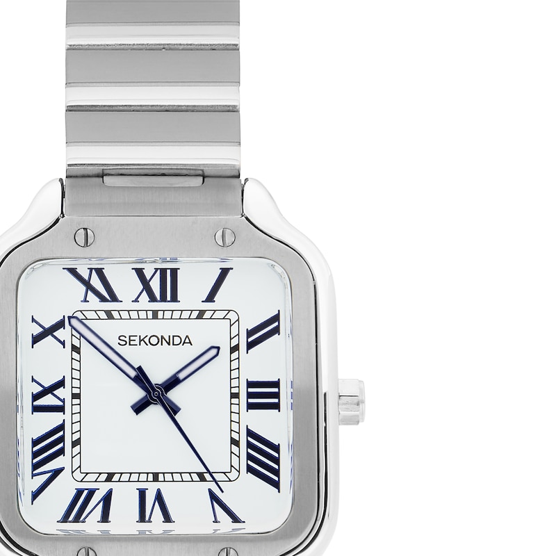Main Image 2 of Sekonda Rene Women's White Dial Silver Tone Stainless Steel Bracelet Watch