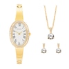 Thumbnail Image 1 of Sekonda Bellamy Women's White Dial Gold Tone Semi-Bangle Watch