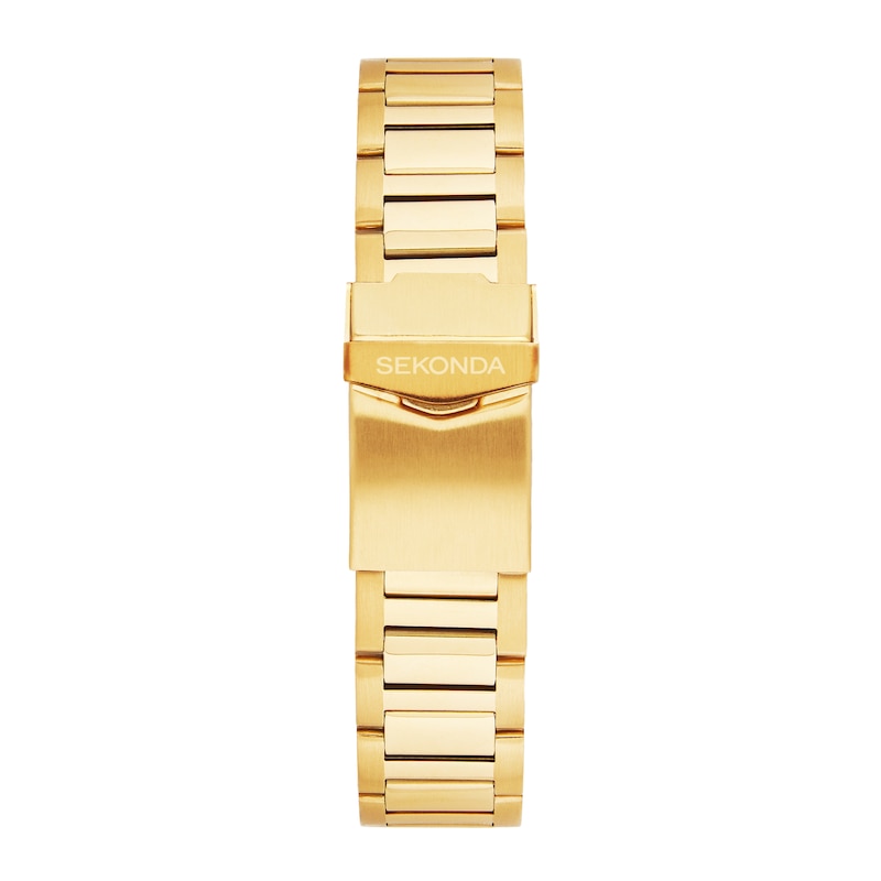 Main Image 5 of Sekonda Octaire Men's Silver Tone Dial Gold Tone Stainless Steel Bracelet Watch