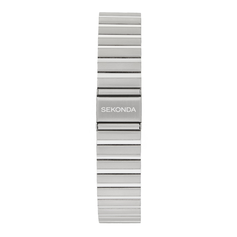 Main Image 5 of Sekonda Pierre Men's White Dial Silver Tone Stainless Steel Bracelet Watch