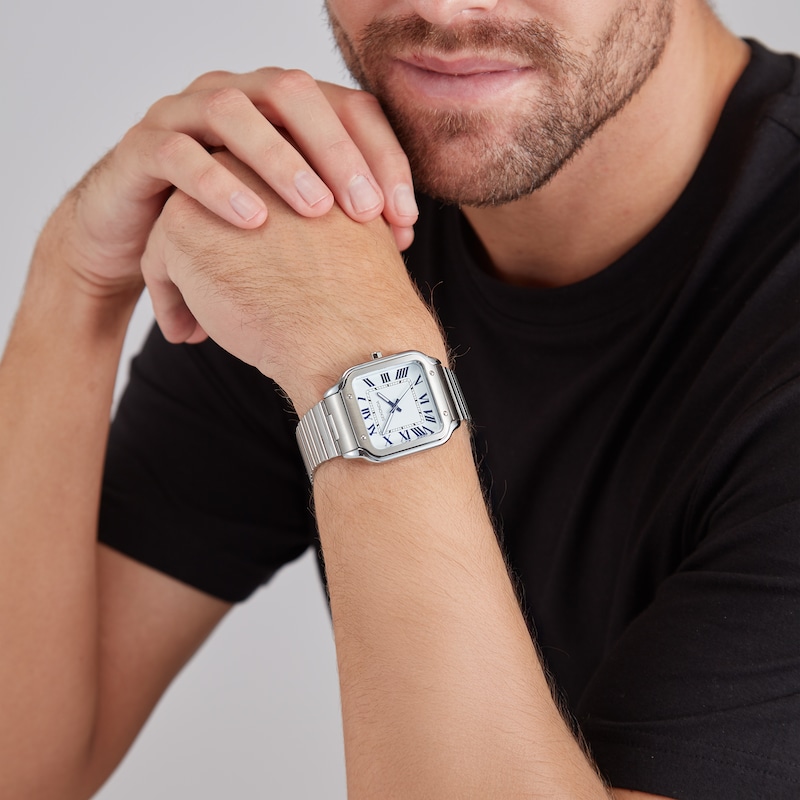 Main Image 6 of Sekonda Pierre Men's White Dial Silver Tone Stainless Steel Bracelet Watch