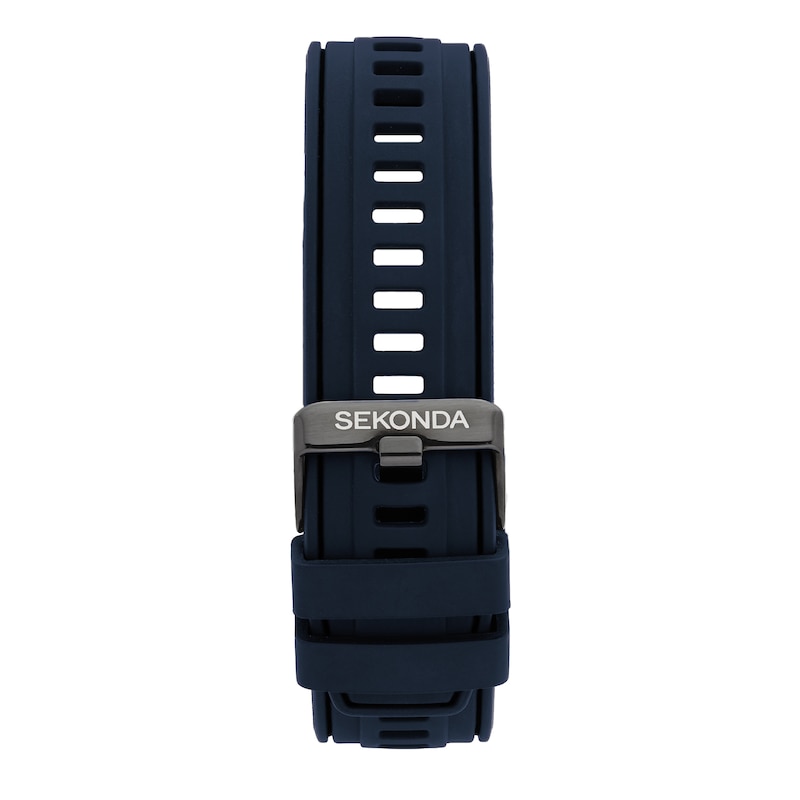 Main Image 5 of Sekonda Active 2 Unisex Black Dial Blue Silicone Strap Smartwatch