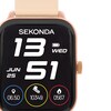 Thumbnail Image 2 of Sekonda Motion 2 Unisex Black Dial Pink Silicone Strap Smartwatch