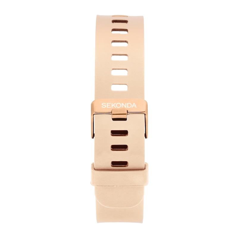 Main Image 5 of Sekonda Motion 2 Unisex Black Dial Pink Silicone Strap Smartwatch