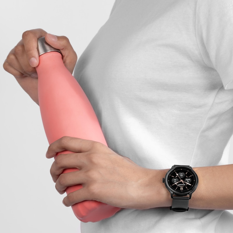 Main Image 8 of Sekonda Flex Plus Unisex Black Dial Black Silicone Strap Bluetooth Calling Smartwatch