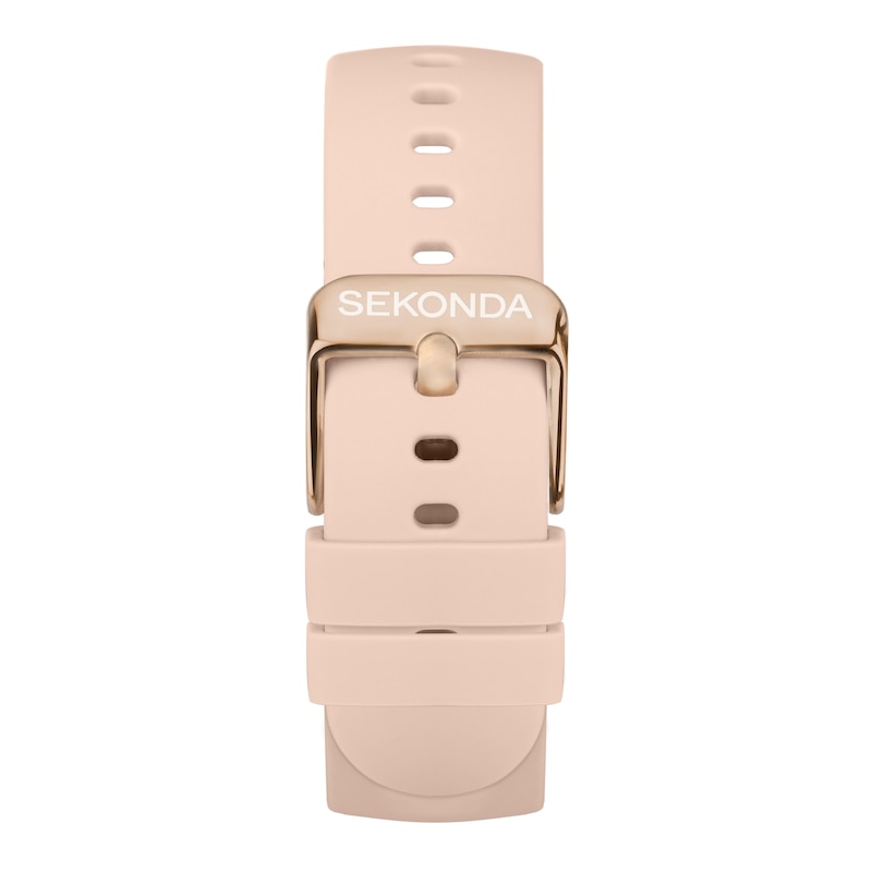 Main Image 5 of Sekonda Flex Plus Unisex Black Dial Bluetooth Calling Pink Silicone Strap Smartwatch