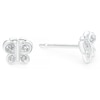 Thumbnail Image 1 of Children's Sterling Silver Cubic Zirconia Butterfly Stud Earrings