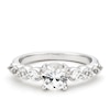 Thumbnail Image 1 of Sterling Silver Created White Sapphire Solitaire Ring