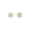 Thumbnail Image 1 of Ania Haie Ripple Joy Silver Mint Green Floral Stud Earrings