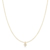 Thumbnail Image 1 of Ania Haie Luna Gaze Gold Classic Bezel Set Solitaire Necklace