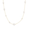 Thumbnail Image 1 of Ania Haie Ripple Joy Gold Asymmetric Simulated Pearl Station Necklace