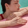 Thumbnail Image 2 of Ania Haie Ripple Joy Gold Mint Green Station Bracelet