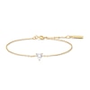Thumbnail Image 1 of Ania Haie Starlit Drops Gold Sparkle Heart Bracelet