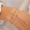 Thumbnail Image 2 of Ania Haie Starlit Drops Gold Sparkle Heart Bracelet