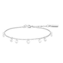Ania Haie Starlit Drops Silver Droplet Station Bracelet