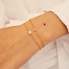 Thumbnail Image 2 of Ania Haie Luna Gaze Gold Simulated Pearl & Bezel Set Sparkle Bracelet