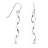 Thumbnail Image 1 of Sterling Silver Spiral Drop Earrings