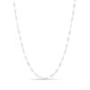 Thumbnail Image 1 of Sterling Silver Diamond Cut Forzantina Chain Necklace 16"