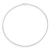 Thumbnail Image 2 of Sterling Silver Mirror Popcorn Chain Necklace 16"