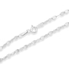 Thumbnail Image 3 of Sterling Silver Flat Mirror Link Chain Necklace 18"