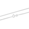 Thumbnail Image 3 of Sterling Silver Narrow Serpentine Chain Necklace 16"
