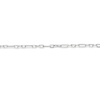 Thumbnail Image 2 of Sterling Silver Diamond Cut Figaro Chain Bracelet 7.5"