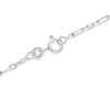 Thumbnail Image 3 of Sterling Silver Diamond Cut Figaro Chain Bracelet 7.5"