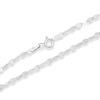 Thumbnail Image 3 of Sterling Silver Flat Mirror Link Chain Bracelet 7.5"