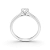 Thumbnail Image 3 of Sterling Silver 0.50ct Lab-Grown Diamond Solitaire Ring Gift With Purchase