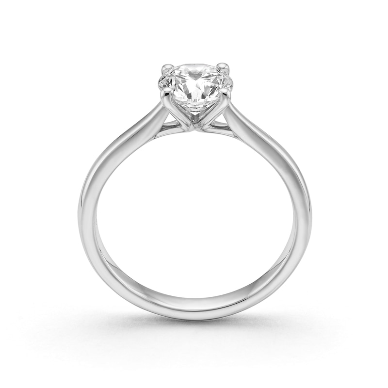 Main Image 3 of Sterling Silver 1ct Lab-Grown Diamond Solitaire Ring