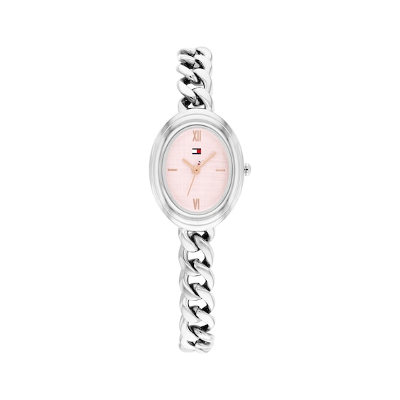 Tommy Hilfiger Women's Rose-Tone Dial & Stainless Steel Bracelet Watch