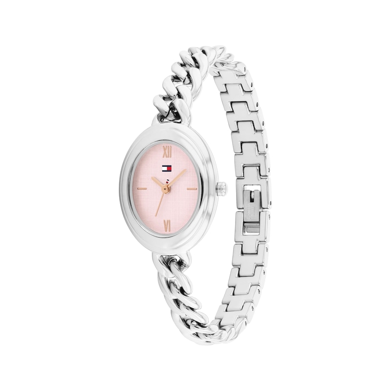 Main Image 2 of Tommy Hilfiger Demi Oval Women's Rose-Tone Dial & Stainless Steel Bracelet Watch