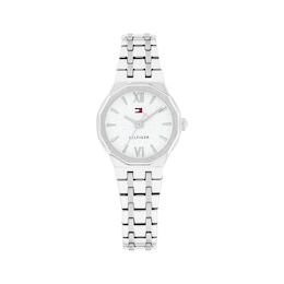 Tommy Hilfiger Women's Silver-Tone Dial & Stainless Steel Bracelet Watch