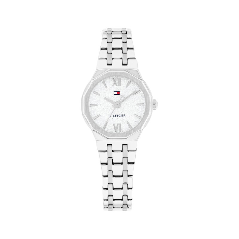 Main Image 1 of Tommy Hilfiger Women's Silver-Tone Dial & Stainless Steel Bracelet Watch
