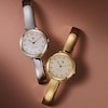 Thumbnail Image 4 of Tommy Hilfiger Women's Golden Dial Gold Tone Ion Plated Demi Bangle Bracelet Watch